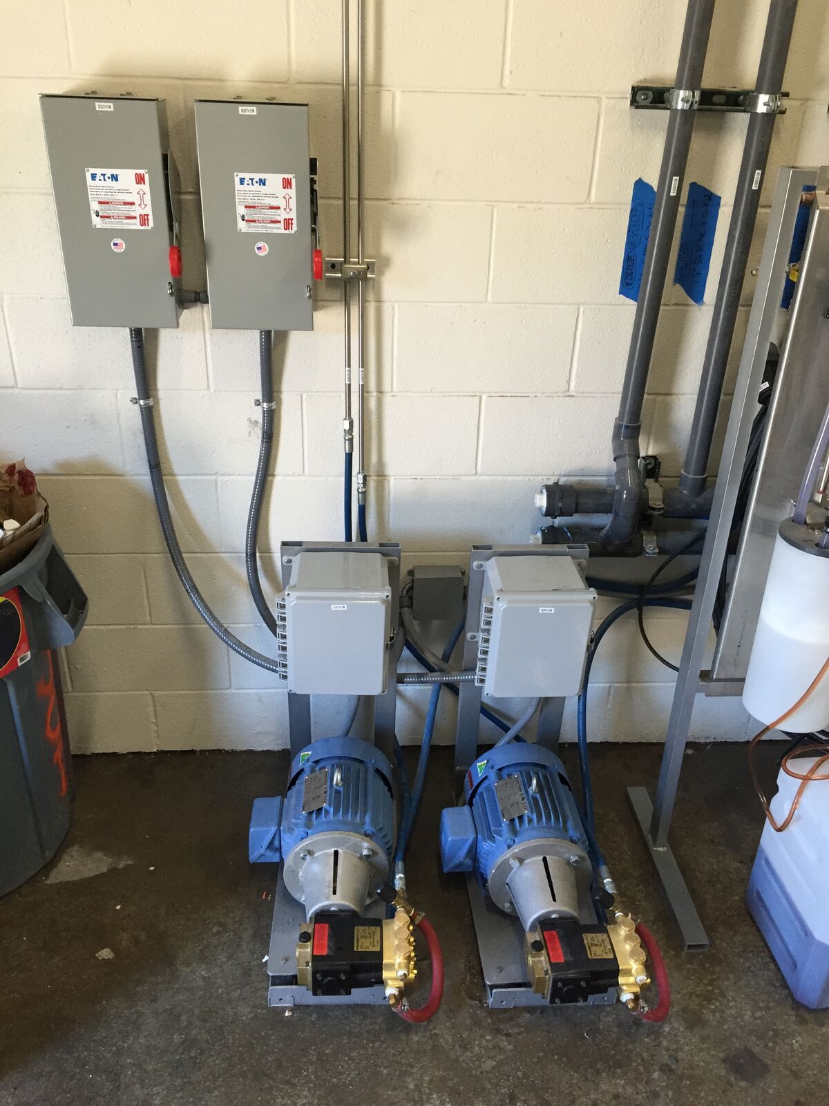 AutoMate pressure washer pump stations